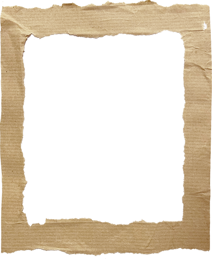 Rectangle Ripped Paper Style Frame